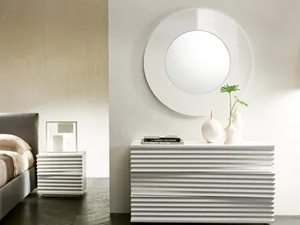 MOON - Wall-mounted framed mirror _ Pacini & Cappellini